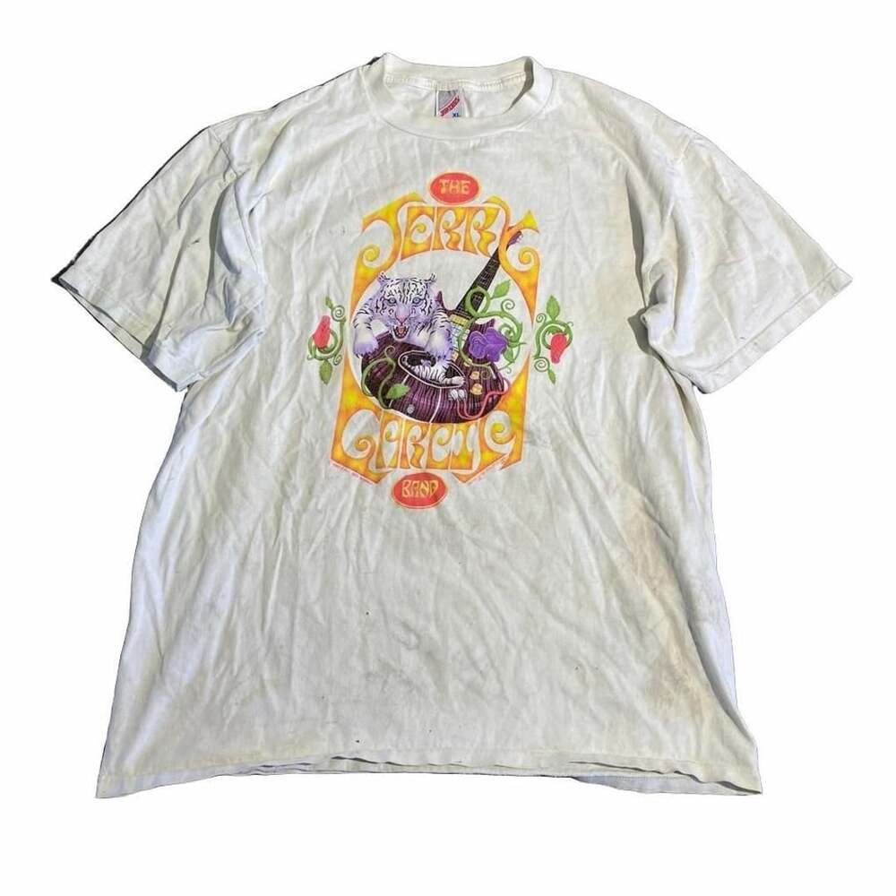 Jerzees Jerry Garcia Band T-Shirt Size XL Vintage 1993